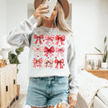 Retro Bows, Ribbons, Coquette, Valentine's Day, Love Sweatshirt
