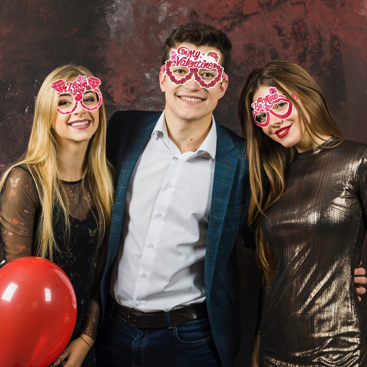 24pcs Set Of Valentine's Day Party Glasses - New Valentine's Day Gift Props. Suitable for Valentine's Day Proposals, Valentine's Day Decorations, And Essential Items for Valentine's Day Parties.