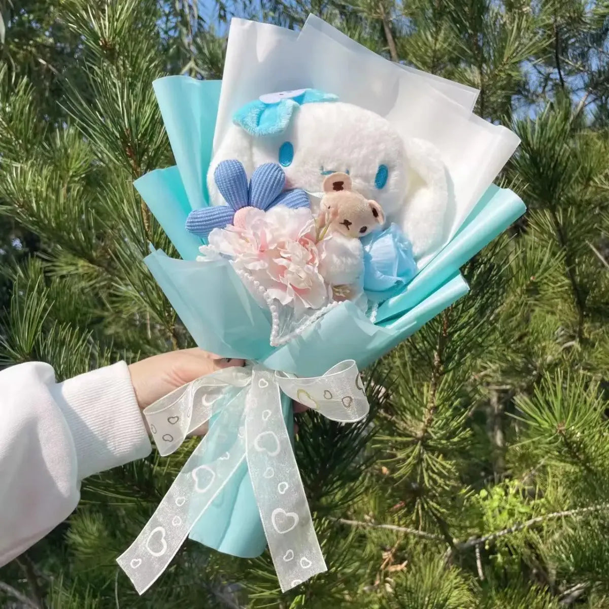 Kawaii My Melody & Hello Kitty Plush Bouquet – Sanrio Gift Flowers